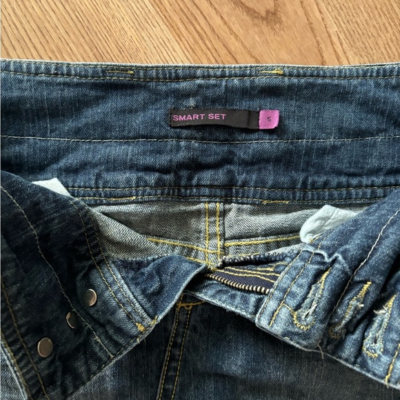 Smart Set Blue Denim Mini Skirt - Picture 3 of 4